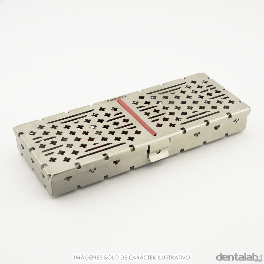 Cassette Inoxidable para Autoclave 5 Instrumentos 180x70x20 mm PANORAMA