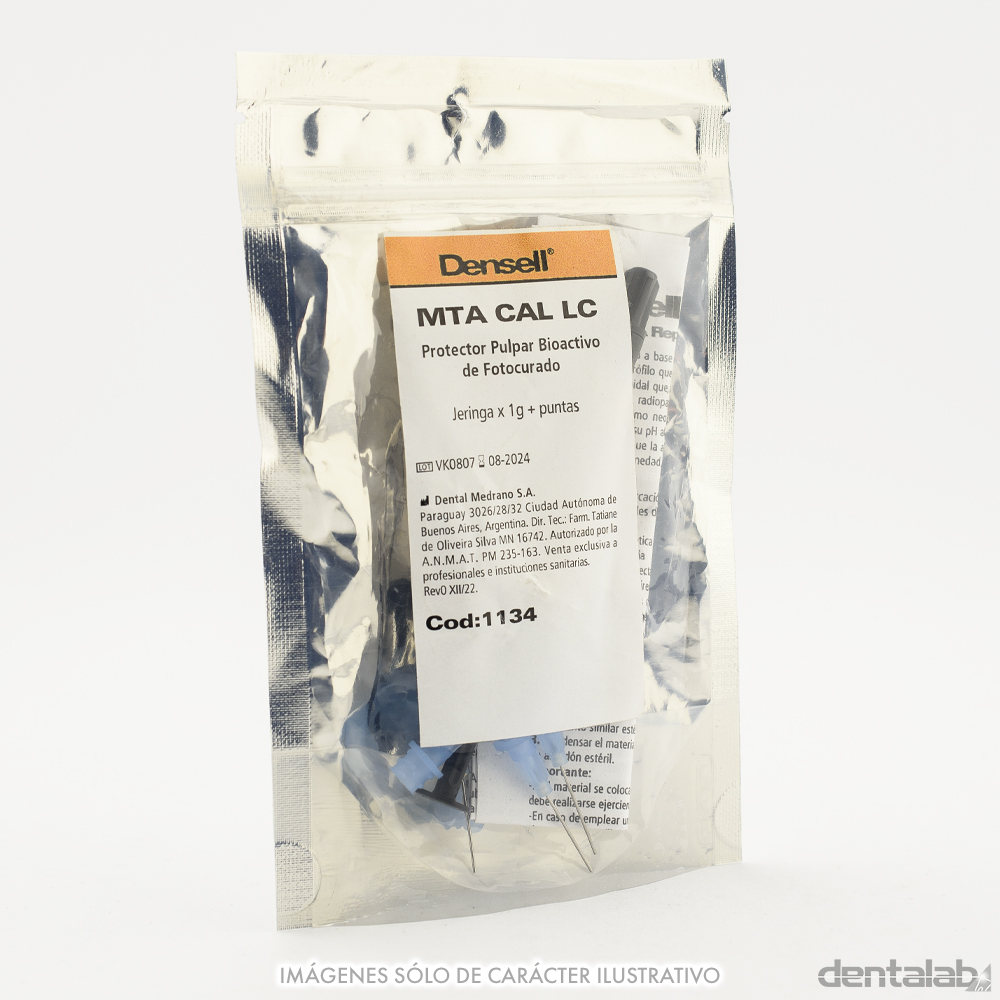 MTA CAL LC Protector Pulpar Bioactivo DENSELL Jeringa x 1g + Puntas