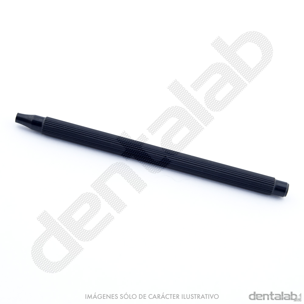 Mango para Espejo Aluminio Anodizado Negro