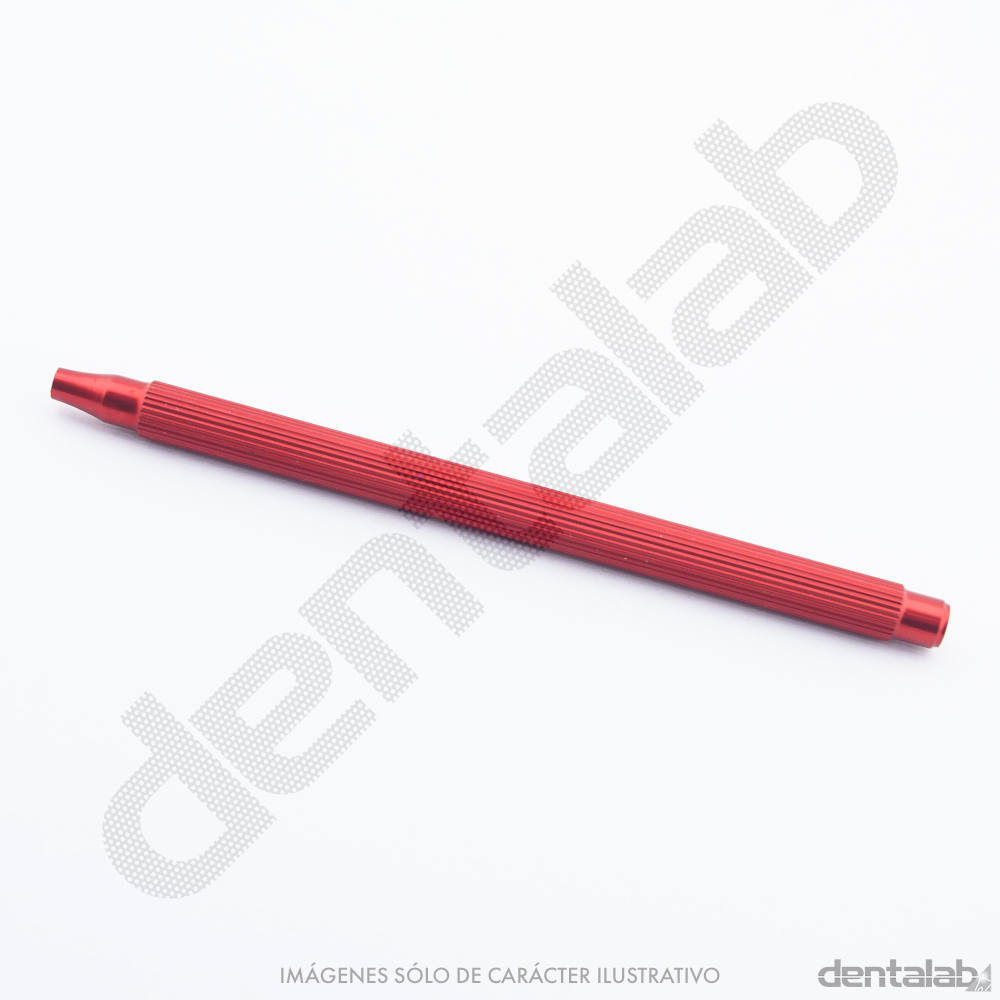 Mango para Espejo Aluminio Anodizado Rojo
