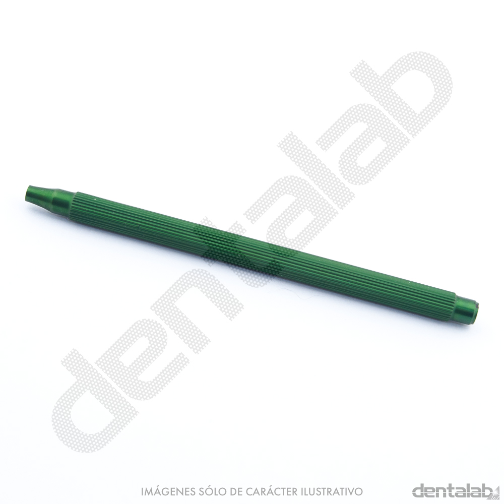 Mango para Espejo Aluminio Anodizado Verde