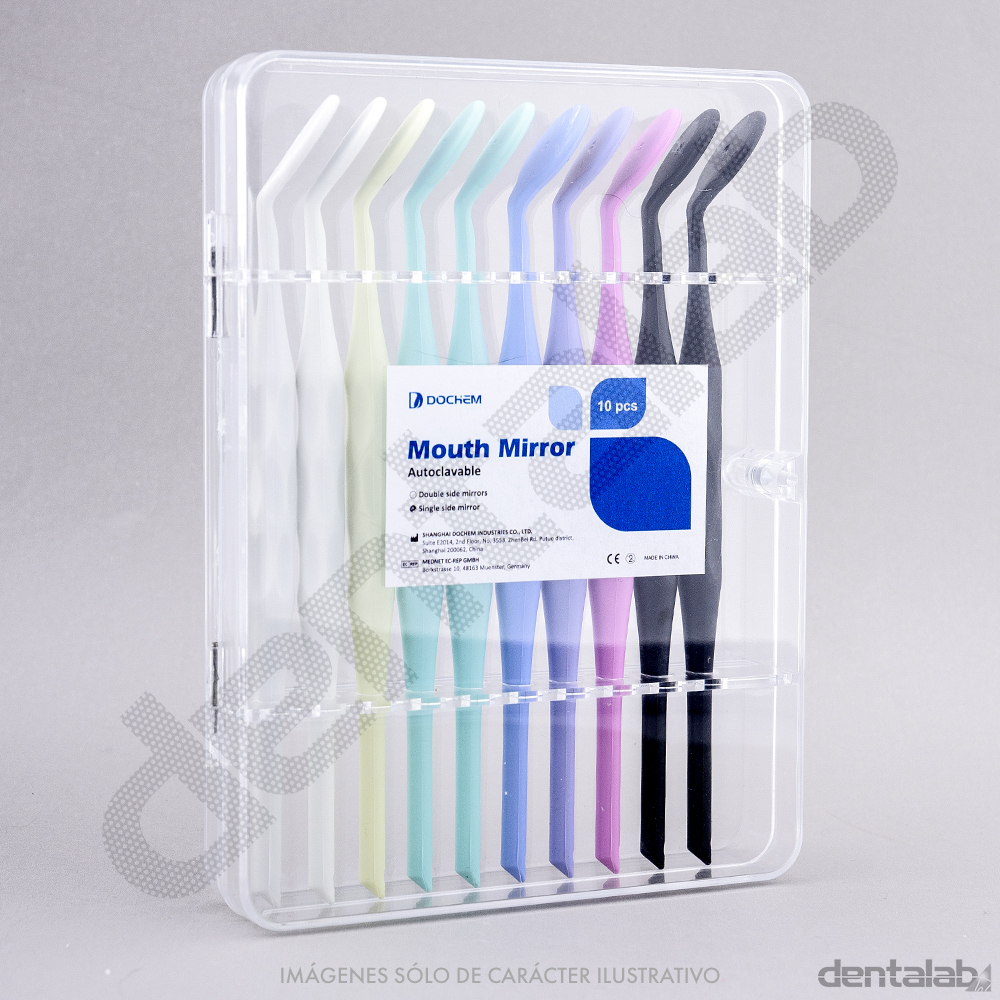Espejo Completo Plástico Autoclavable Dochem x Unidad