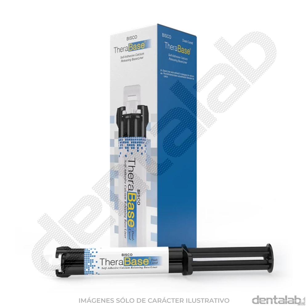 Base/Liner Auto-adhesivo Liberador de Calcio BISCO • TheraBase • Curado Dual • Jeringa x 8 g
