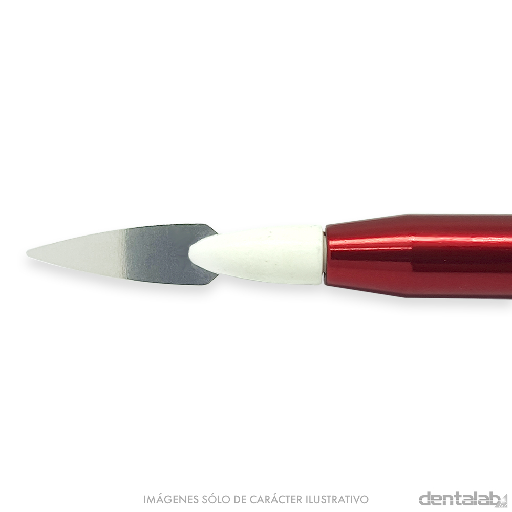 Espátula para Cerámica Claire Rojo ZFL051 ZEFFIRO