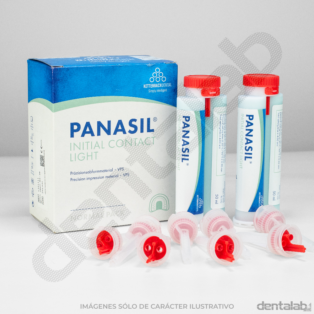 Silicona Panasil Initial Contact Light KETTENBACH Cartucho 2 x 50ml