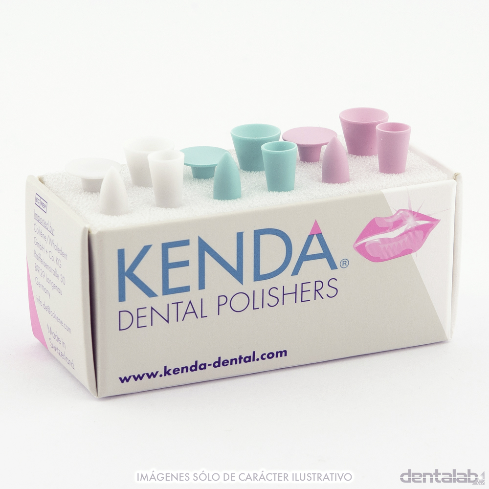 Pulidor CA CGI p/Composite-Compómero-Ionómero KENDA Kit x 12 Unid.