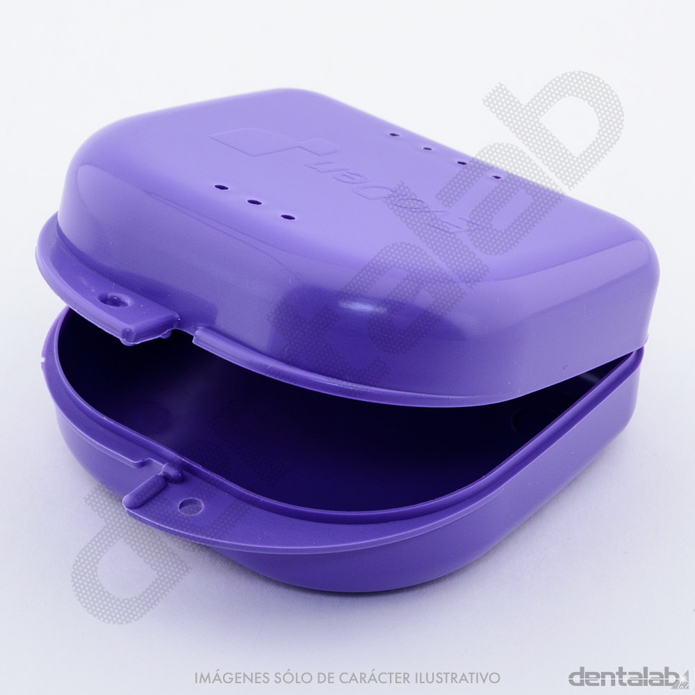 Caja para Ortodoncia con Ventilación EvoDen Lila x Unidad