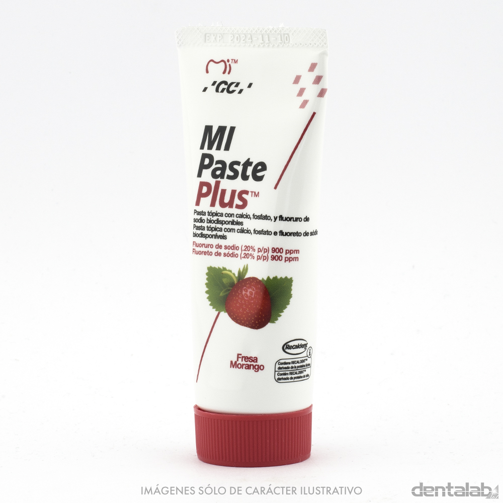 Pasta Tópica con Calcio, Fosfato y Cloruro de Sodio Biodisponibles MI Paste Plus GC 40g