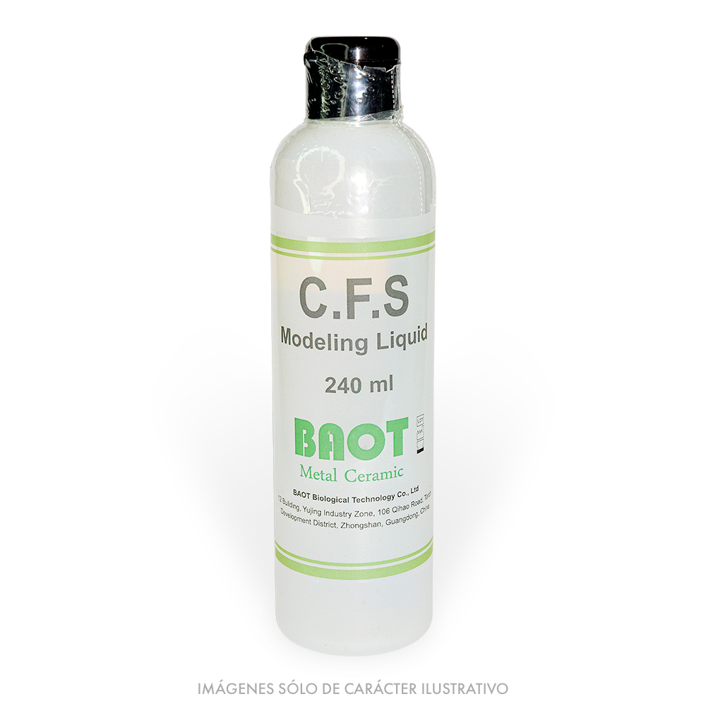 Porcelana PFM Modeling/Forming Liquid CFS BAOT x 240ml