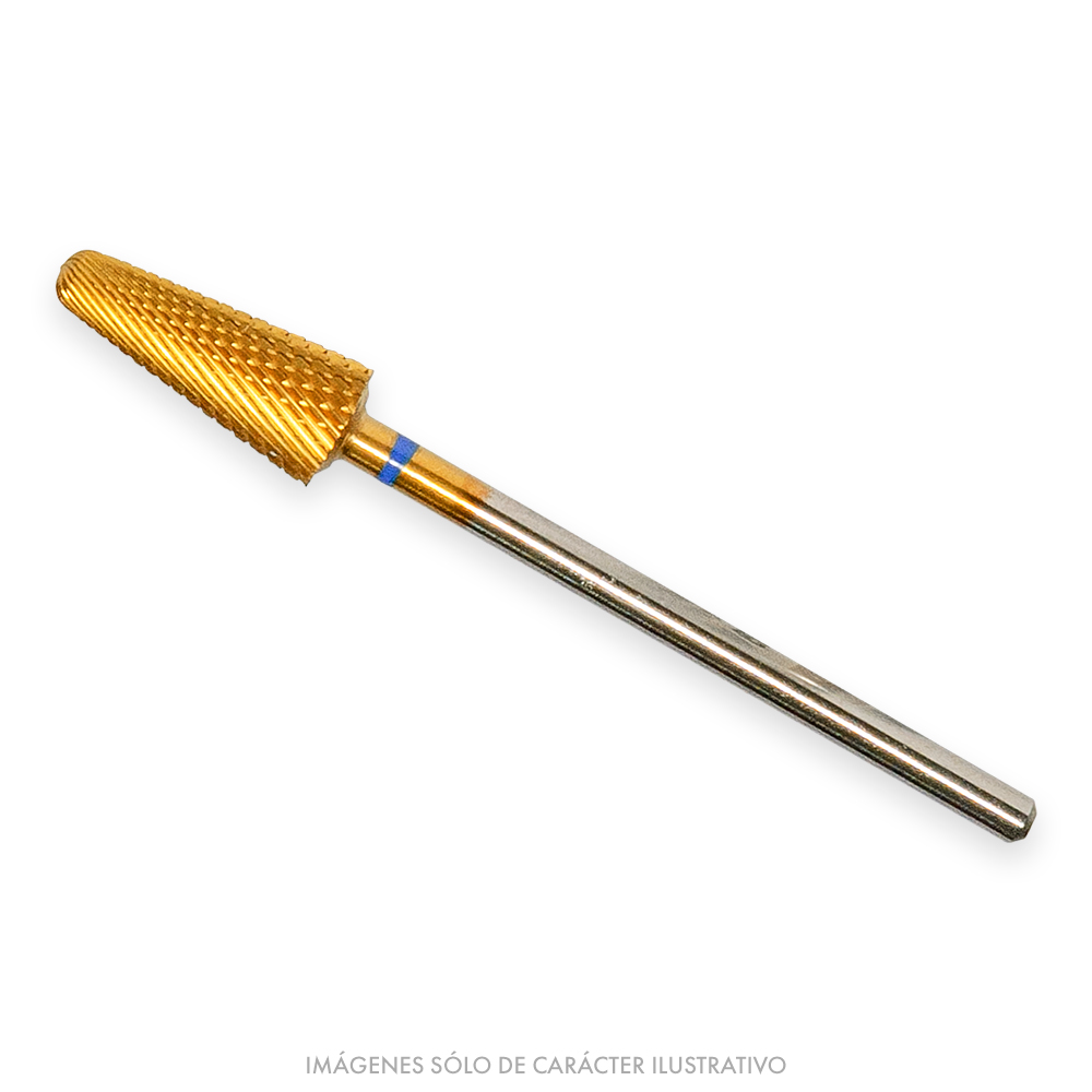 Fresón Dorado Cónico punta Redonda Aro Azul Euro-Goldie Dedeco G079E/060