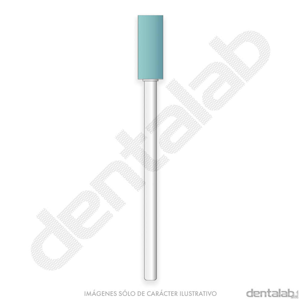 Piedra Verde F2 Cilíndrica Plana para Porcelana Easydent x Unidad