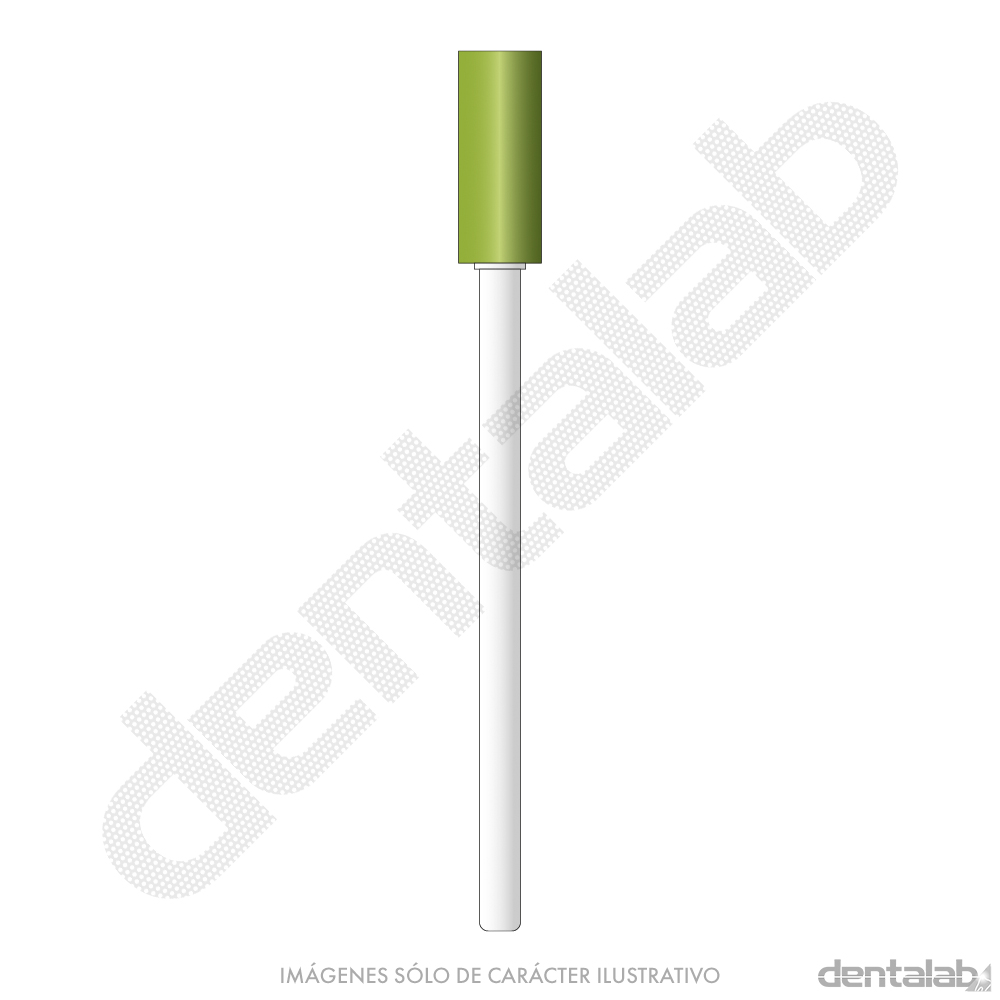 Piedra Verde F2 Cilíndrica Plana para Porcelana FLEXILLIUM x Unidad