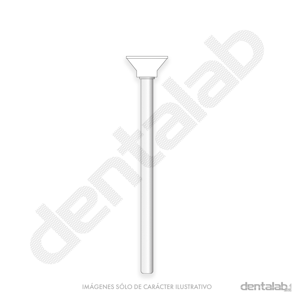 Piedra Blanca F3 Cono Invertido para Metal Easydent x Unidad