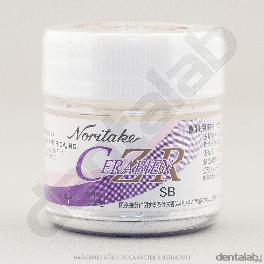 Porcelana CZR SB Shade Base para Zirconia Noritake x 10g D1
