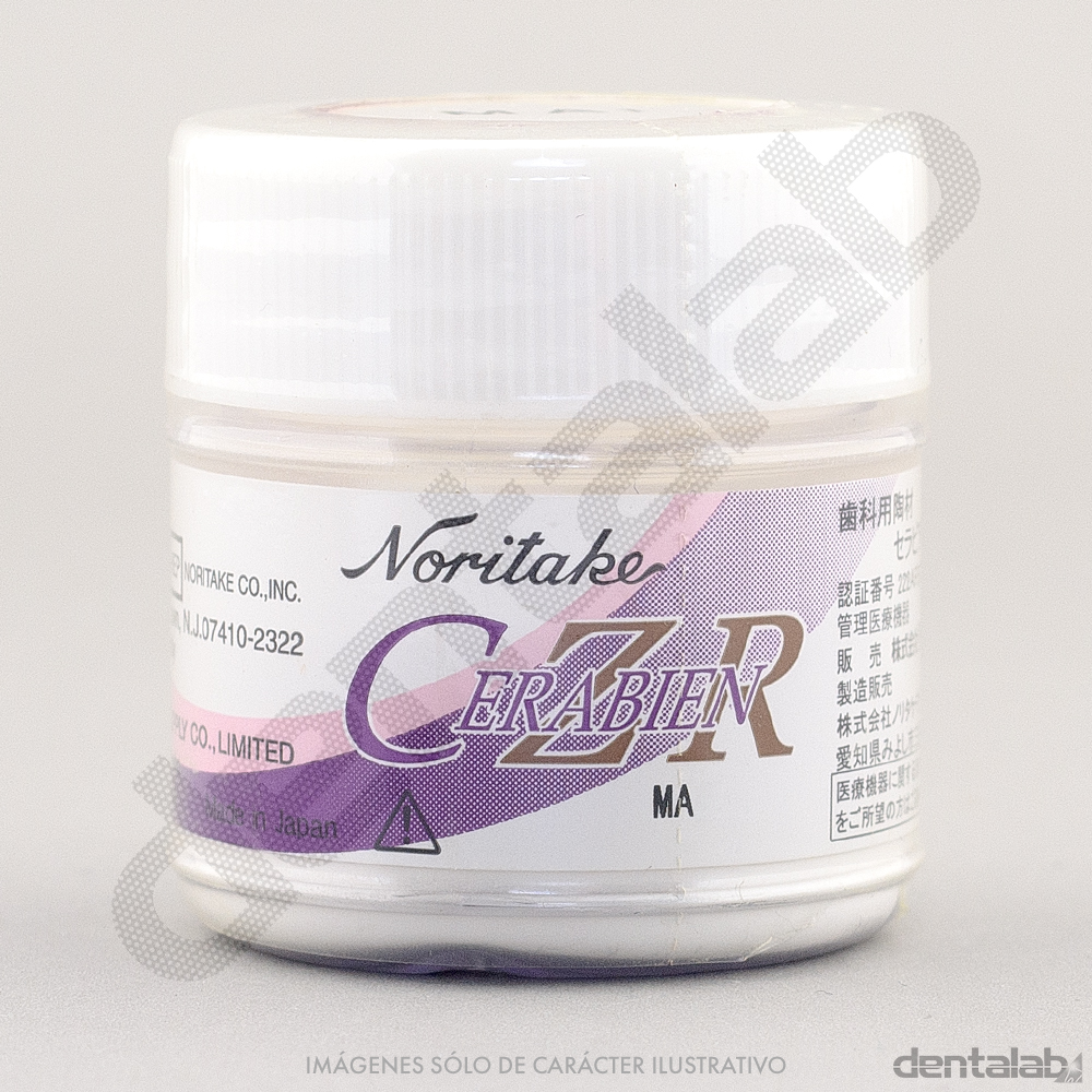 Porcelana CZR para Zirconia Noritake x 10g Margin MA1