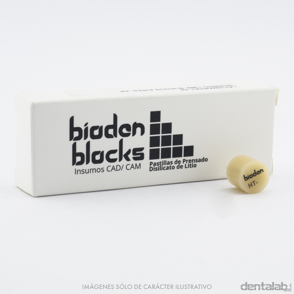 Pastilla Disilicato Bioden HT High Traslucency B2 x 3g