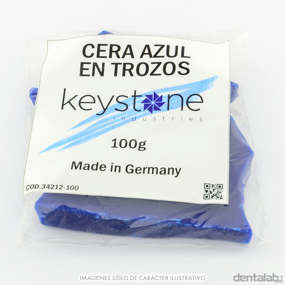 Cera en Trozos Azul Keystone x 100g