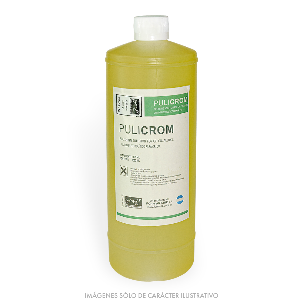 Solución Electrolítica Pulicrom x Litro