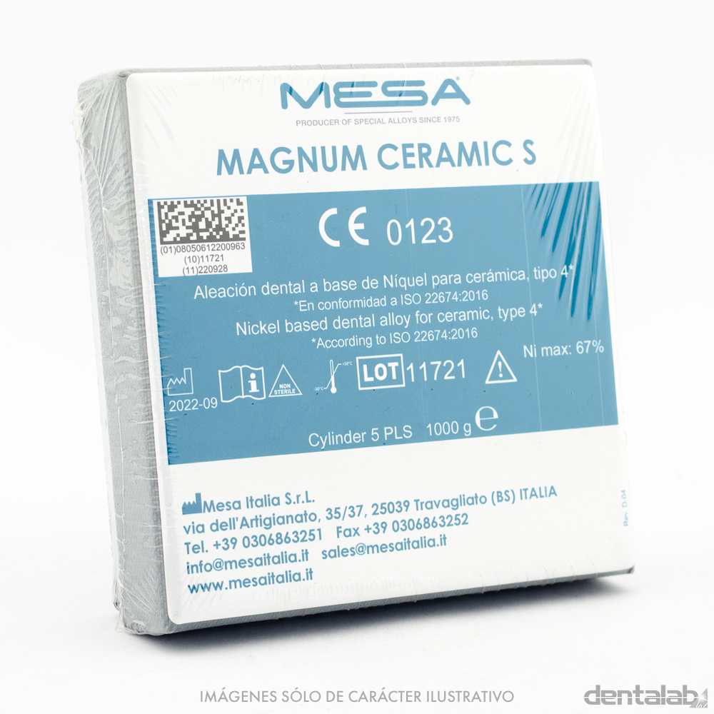 Cromo Níquel MESA sin Berilio x 1kg (Magnus Ceramic)