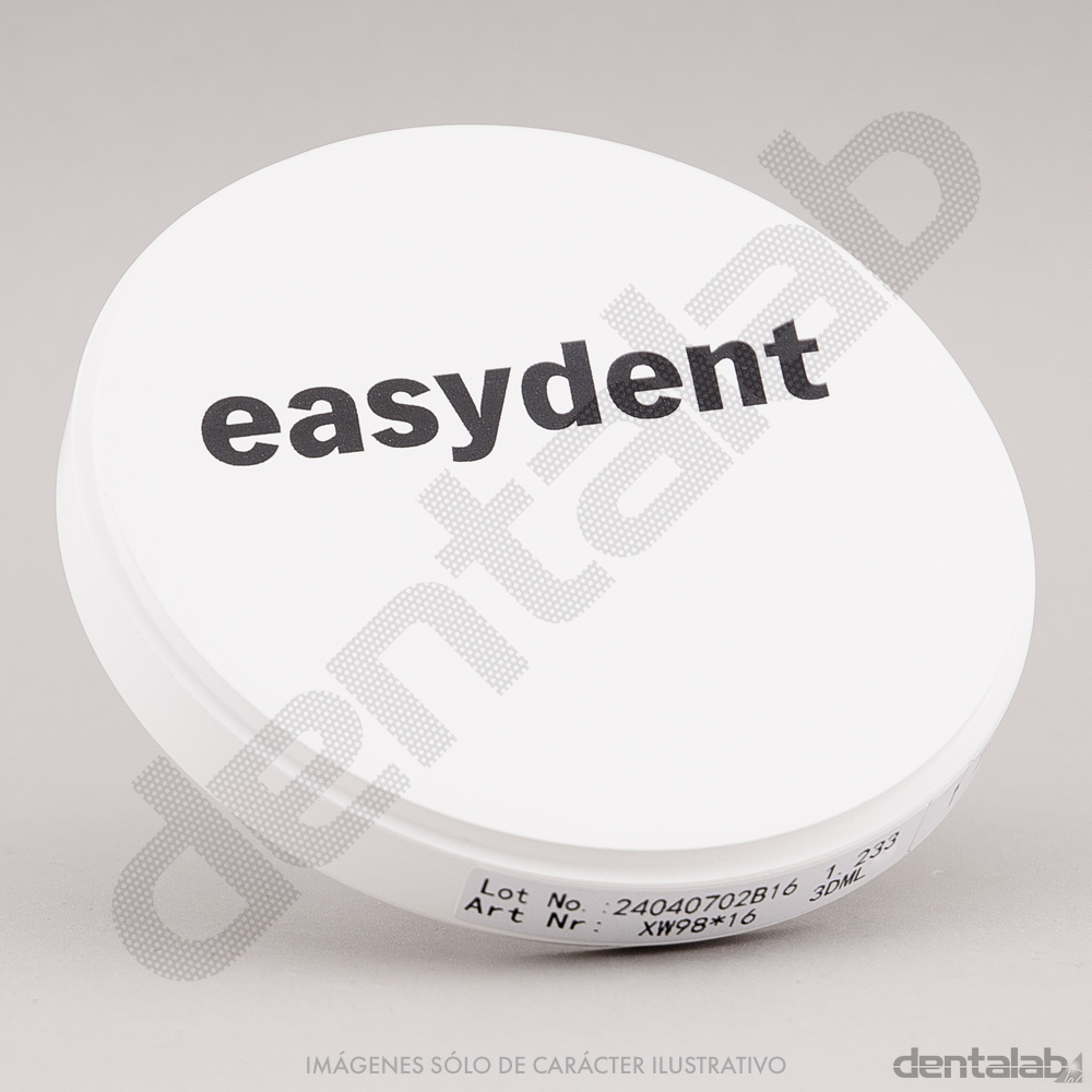 Disco Zirconio 3D Multilayer A1 Easydent 16 x 98mm