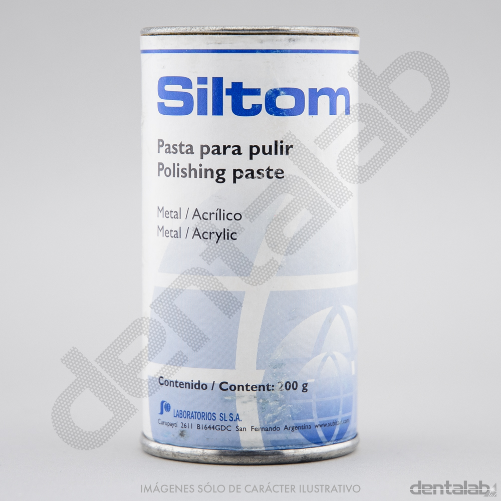 Pasta para Pulir Metal/Acrílico Siltom x 200g