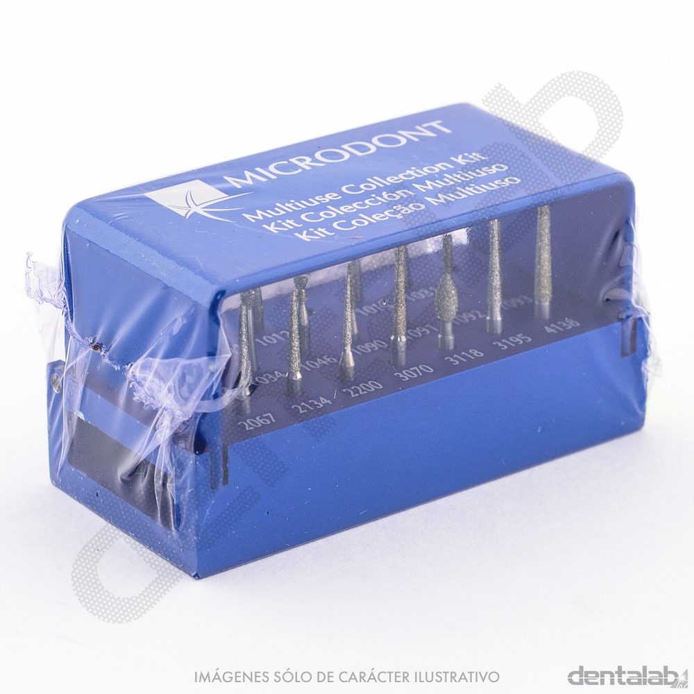 Kit MICRODONT • Multiuso • Fresa de Diamante FG x 18 und.