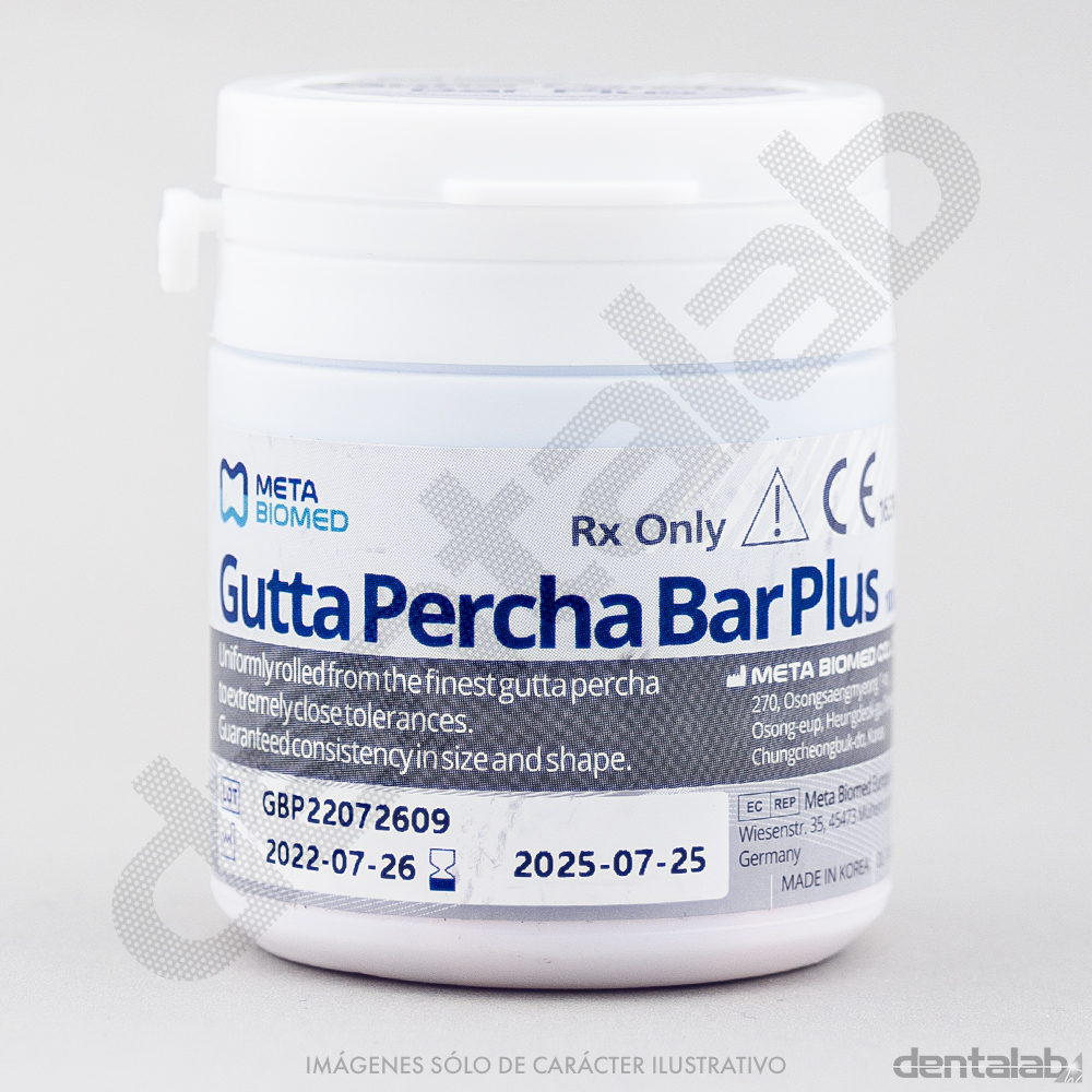 Gutta Percha en Barra (Pelets) META BIOMED x 100 und.