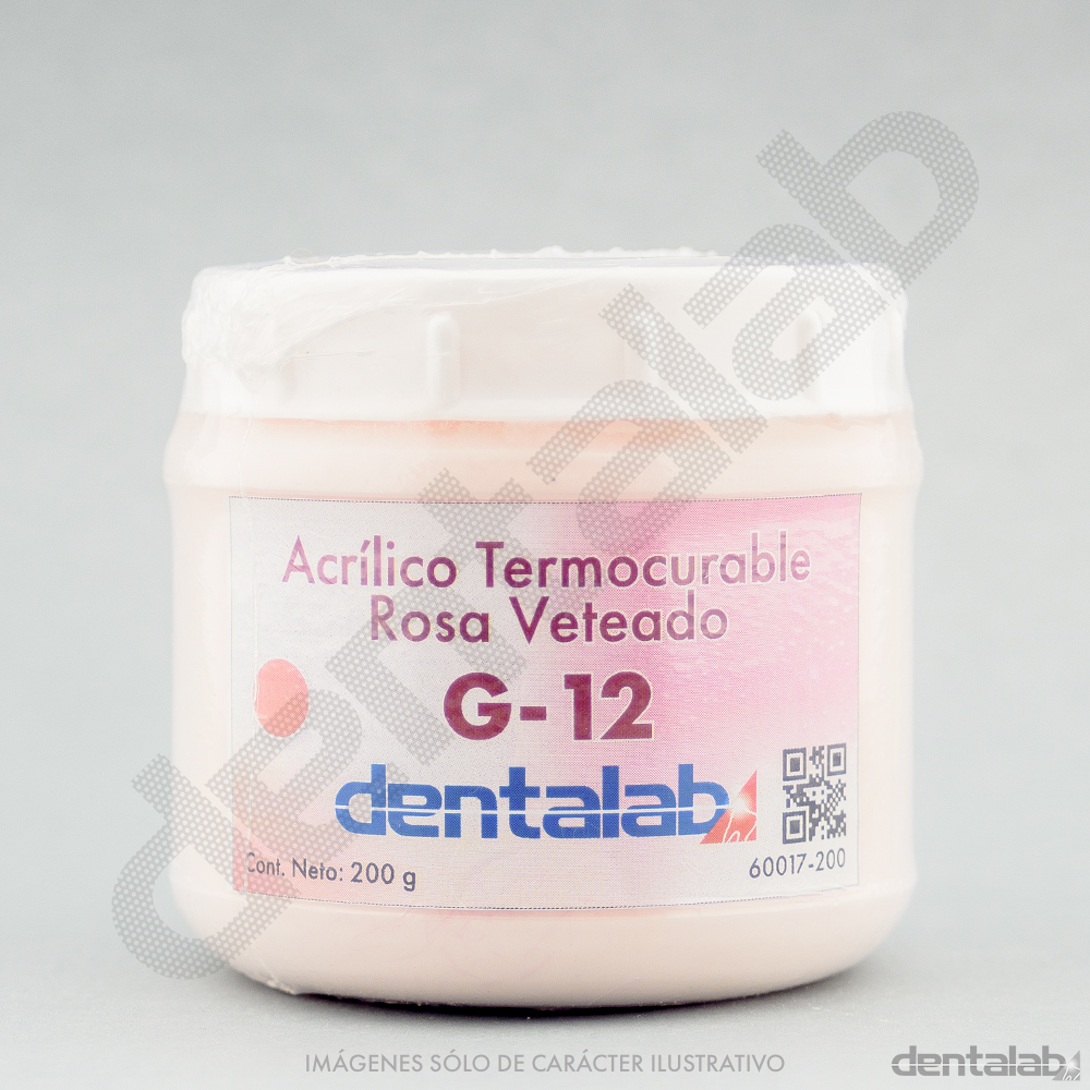 Acrílico Termo G12 Dentalab x 200g