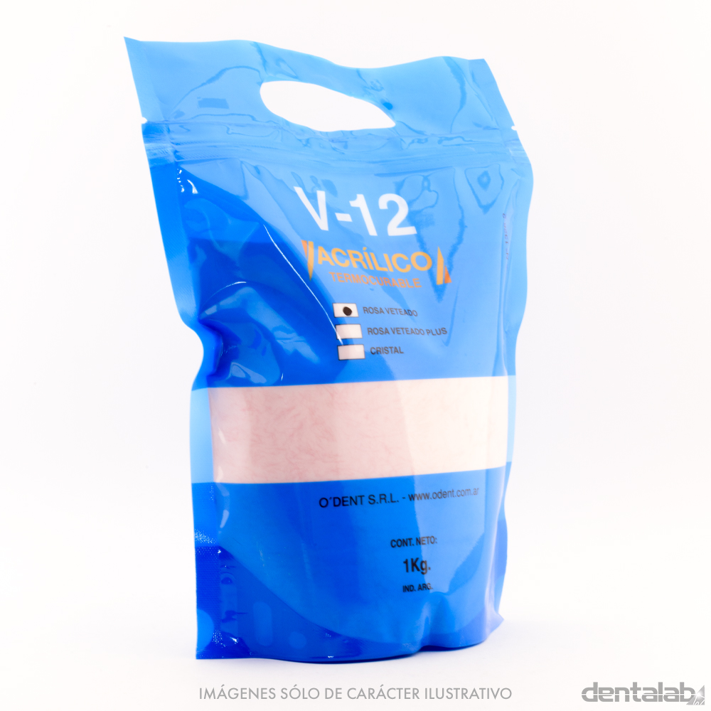 Acrílico Termo V12 Rosa Veteado ACRITONE x 1kg