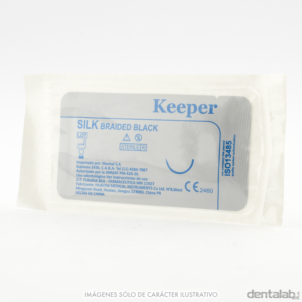 Agujas Sutura Seda Punta Redonda Keeper 3/0 x Unidad