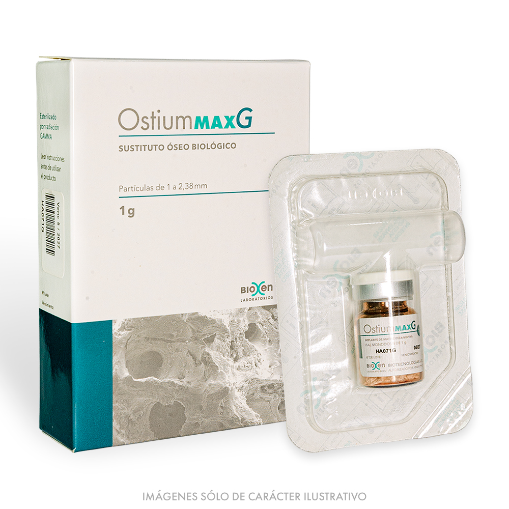 Relleno Óseo Hueso Bovino OstiumMax G x 1g