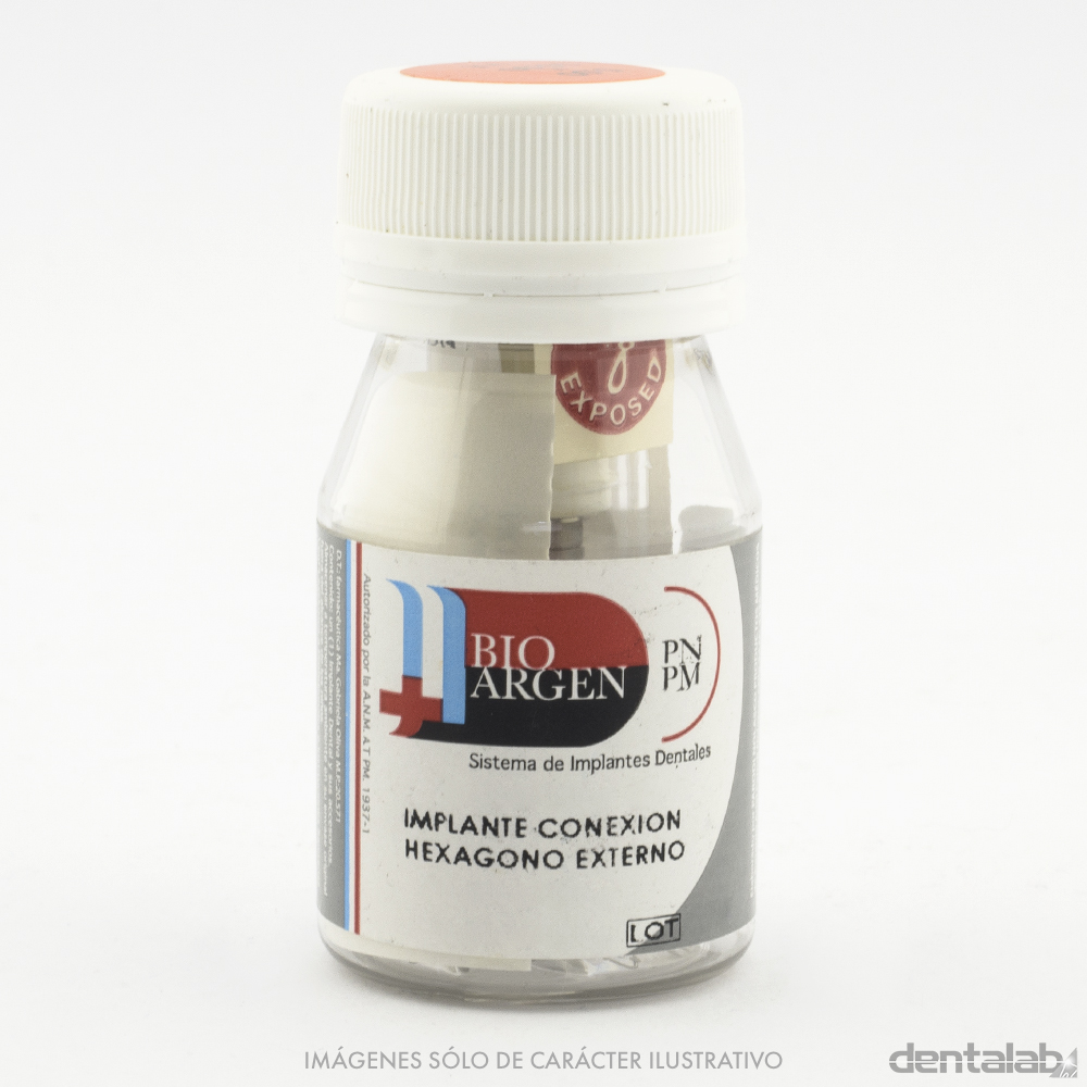 Implante BioArgen con Porta Implante Ø: 3,00 mm - L: 8 mm - HE