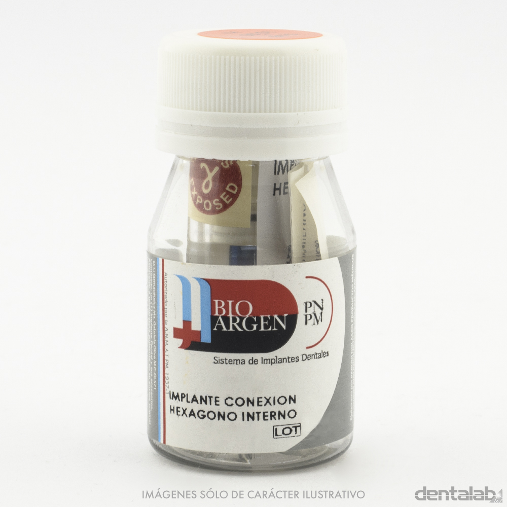 Implante BioArgen con Porta Implante Ø: 3,00 mm - L: 8 mm - HI