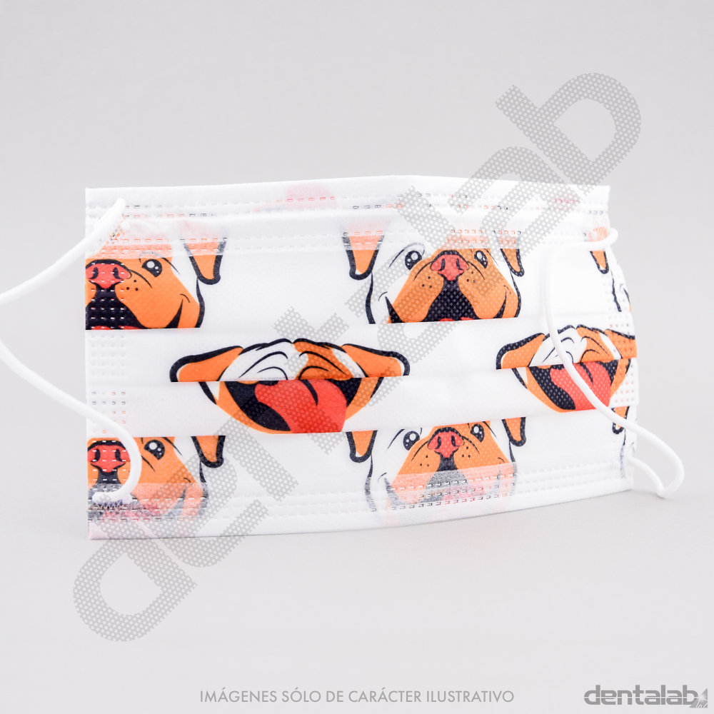 Barbijos 3 Capas Smile Dog Easydent x 50 und.