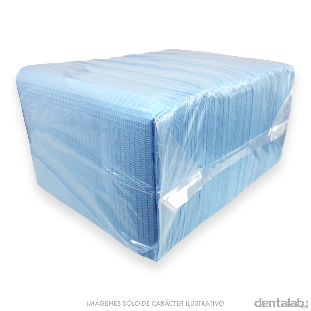 Compresas Easydent Celeste x 125 und.