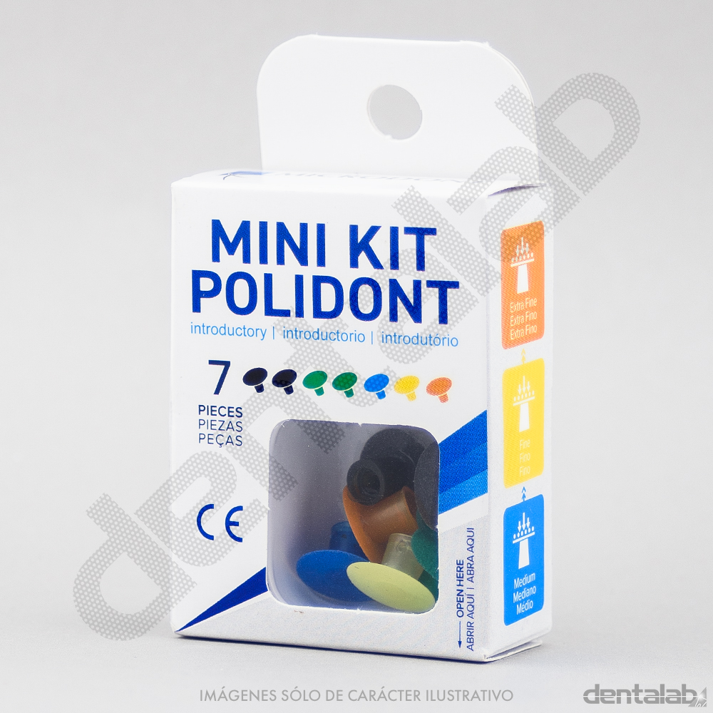 Pulidores Kit Mini Polidont para Composite MICRODONT sin Mandril x 7 und.