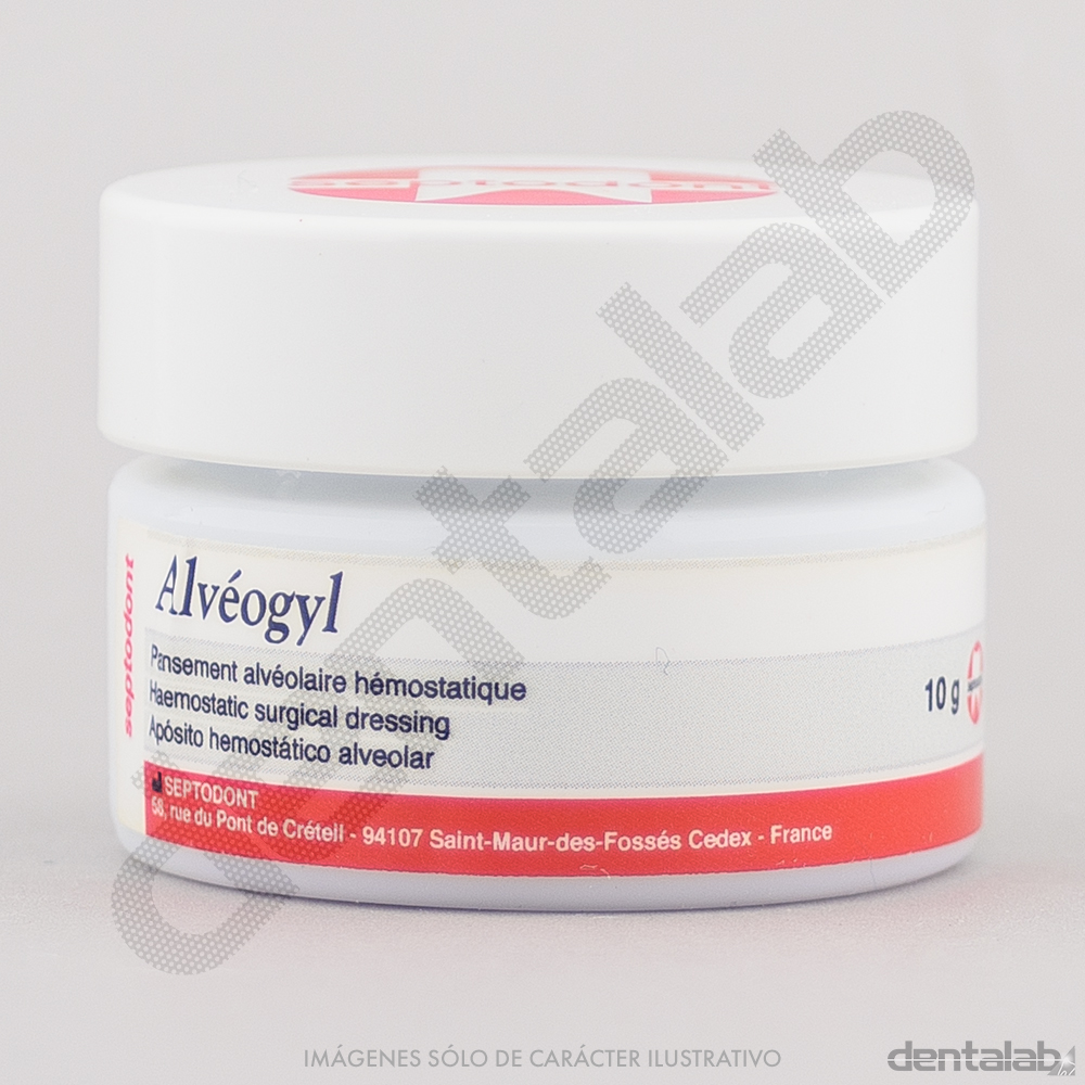 Alveogyl Pasta Alveolar Pote 10g antiséptica-hemostática Septodont