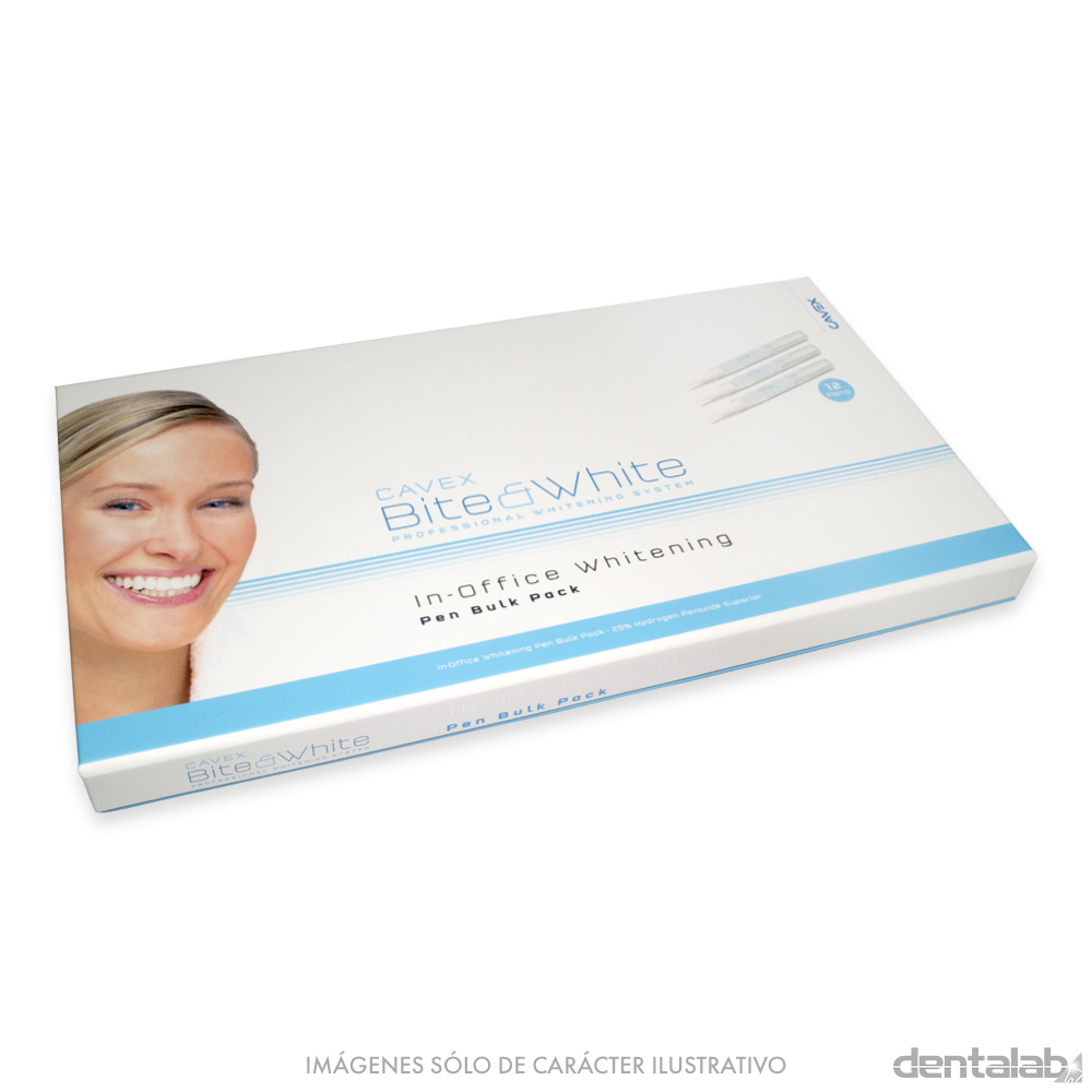 Blanqueamiento Bite & White Bulk Pack 12 Pinceles x 2ml CAVEX