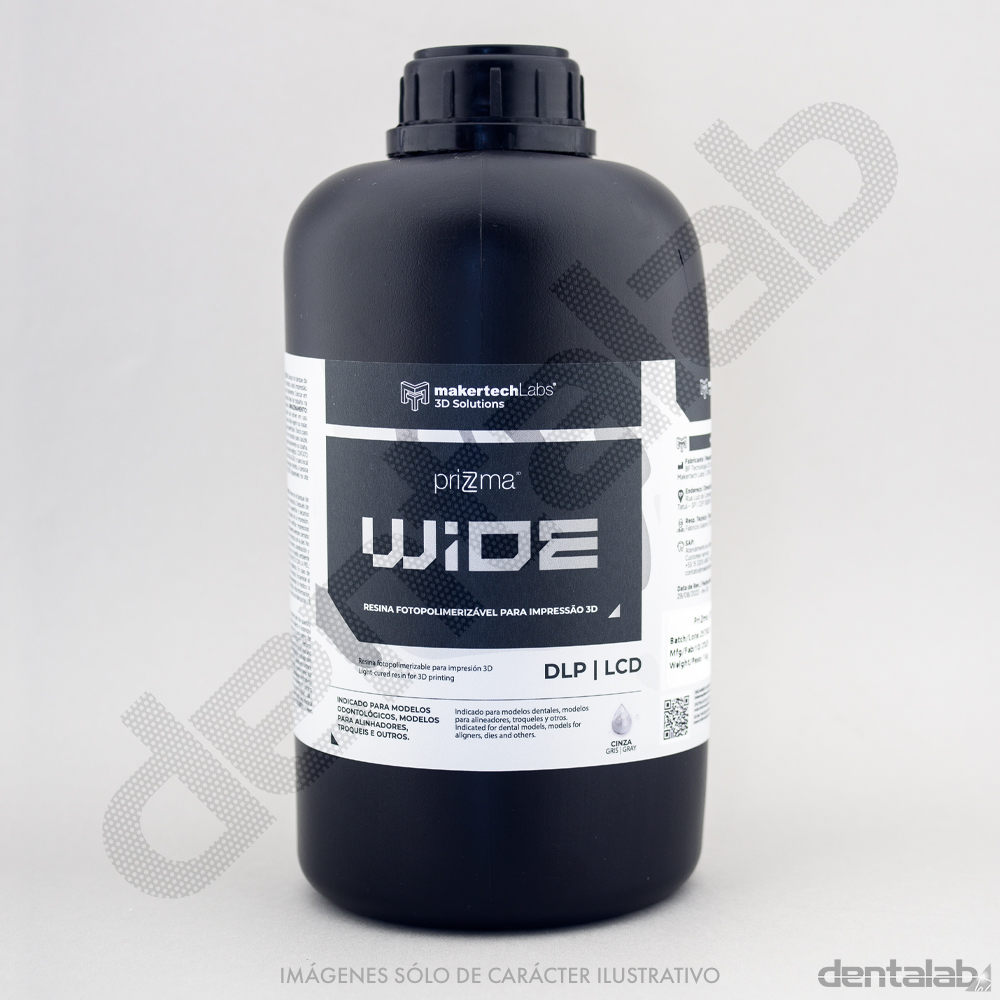Resina 3D Wide Gris PRIZMA 1Kg