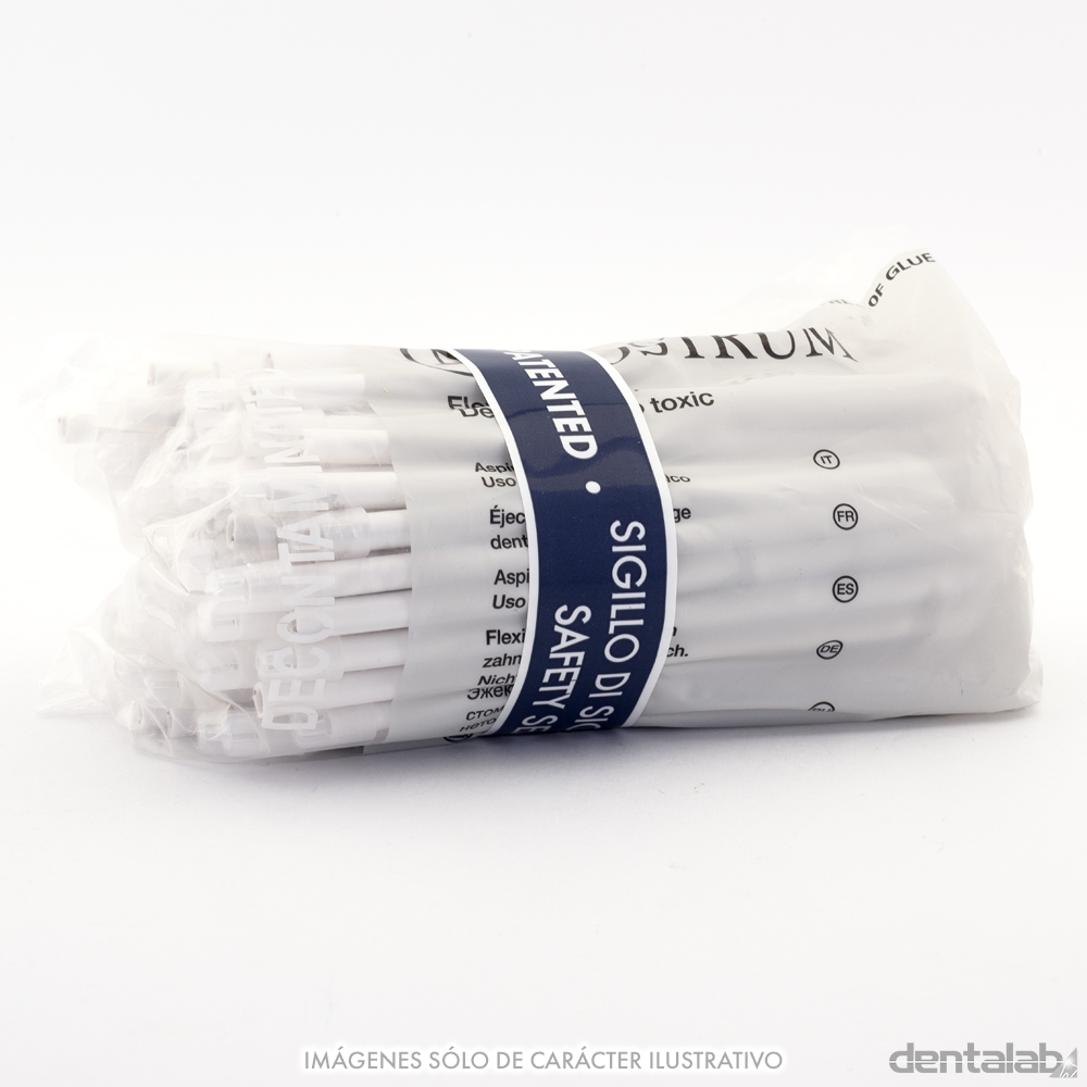 Eyectores Descartables Italianos NOSTRUM x 100 und. Blancos