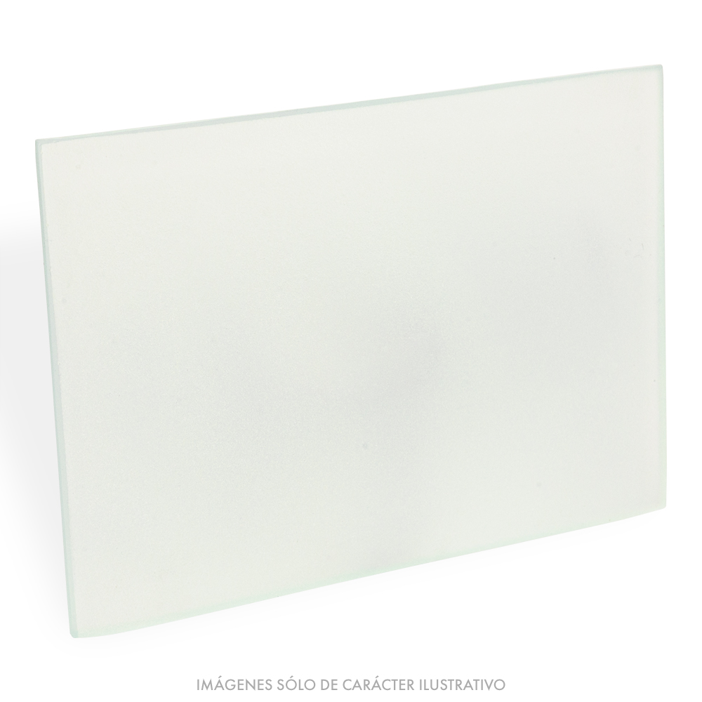 Loseta de Vidrio Esmerilada 100 x 70 x 3.5mm