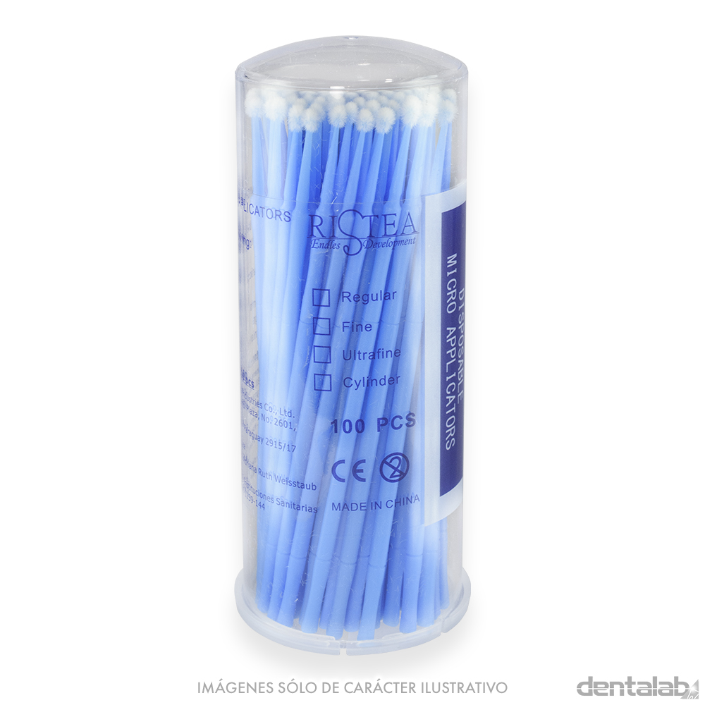 Microbrush Aplicador con Dispenser x 100 und. Regular RISTEA
