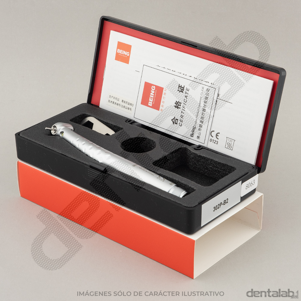 Turbina BEING Lotus 302P-B2 LED Push Button • Class A • 3 Spray • 380.000 rpm